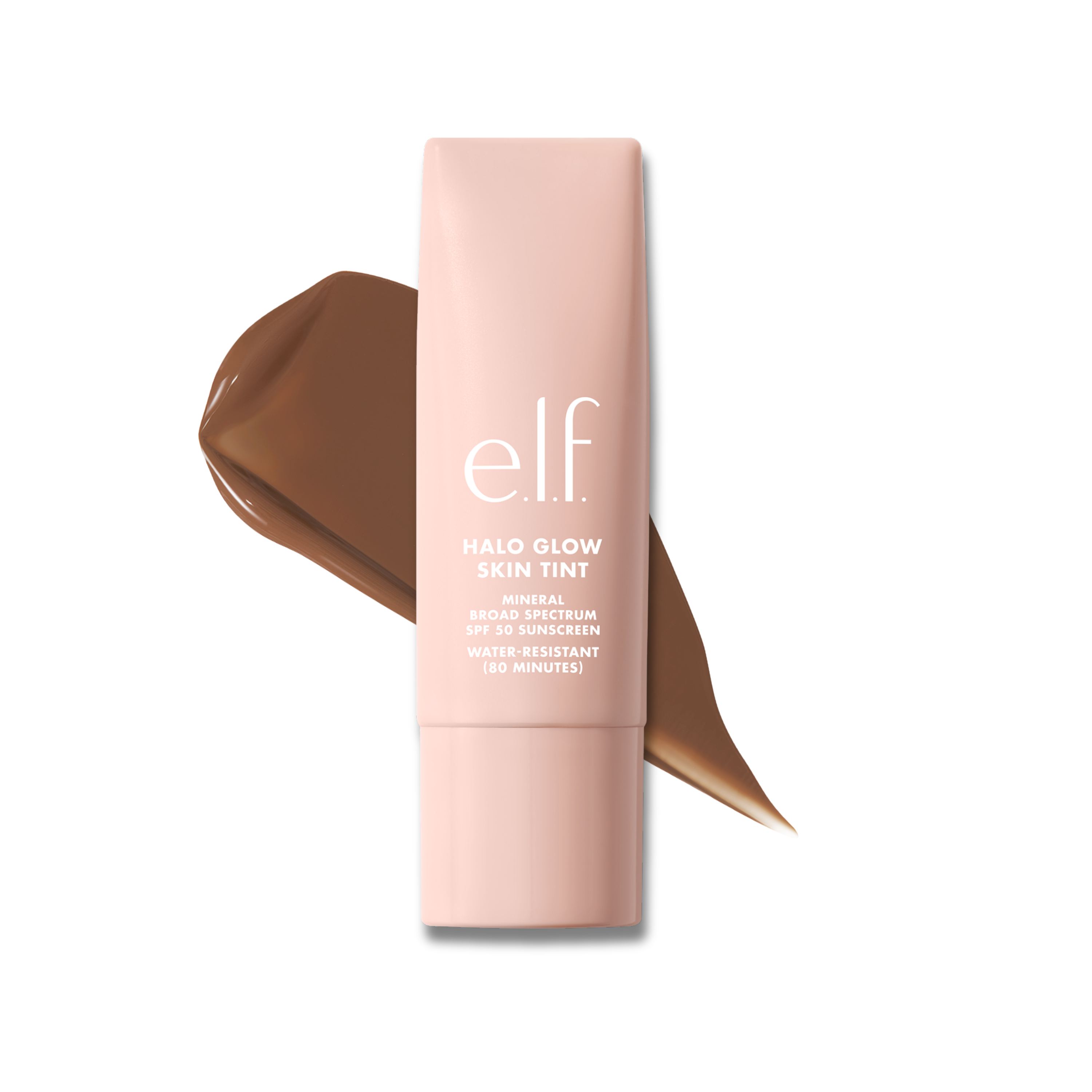 e.l.f. Halo Glow Skin Tint SPF 50 + 14 Deep Warm, Water Resistant
